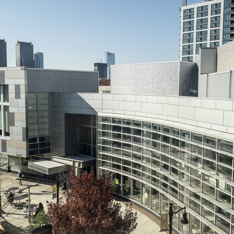 The pavillion on the Community College of Philadelphia campus