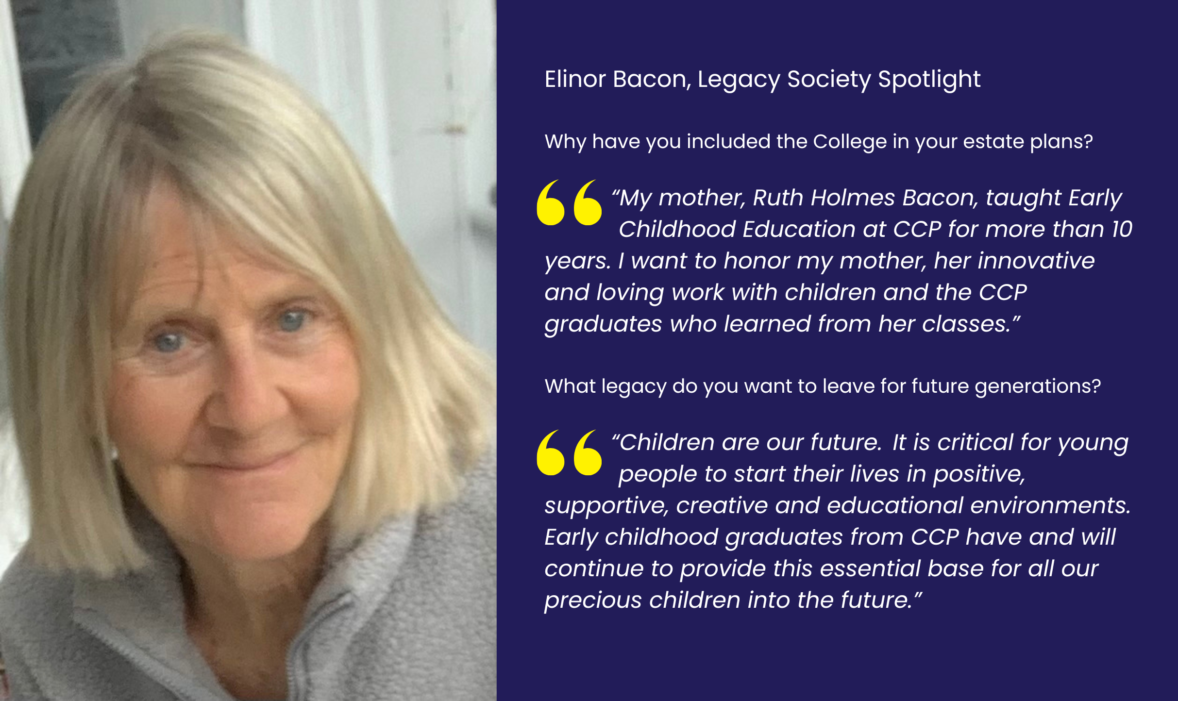 elinor bacon legacy society story